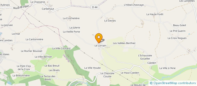 localisation de l'entreprise MONSIEUR REMY LE BANNIER  PLENEE-JUGON