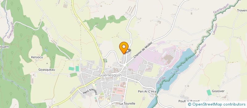 localisation de l'entreprise MONSIEUR REMY LE BERRE à GUERLESQUIN