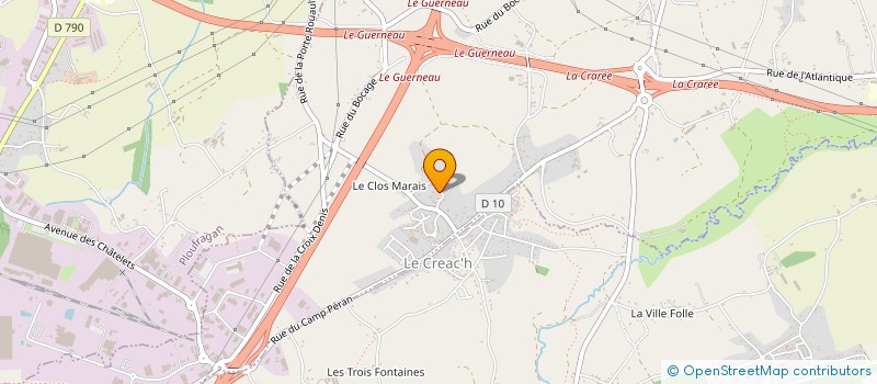 localisation de l'entreprise MONSIEUR REMY LE DUIGOU à TREGUEUX