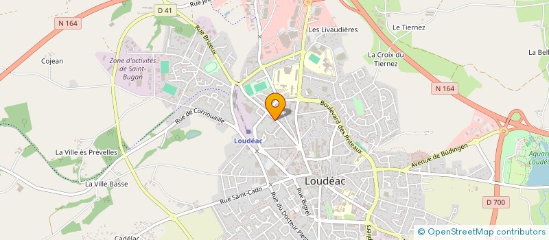localisation de l'entreprise MONSIEUR REMY LE HUIDOU à LOUDEAC