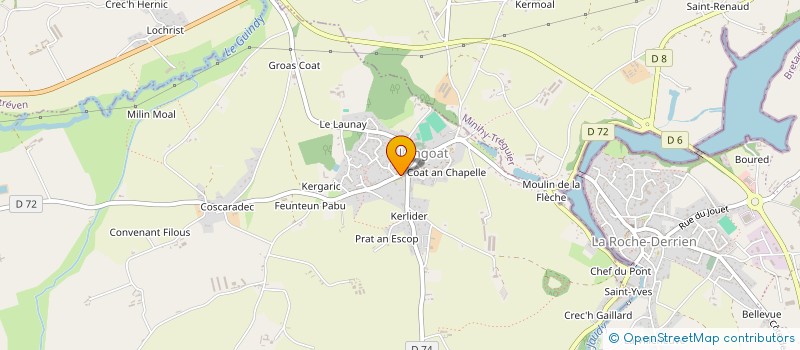localisation de l'entreprise MONSIEUR REMY LE VOT à LANNION