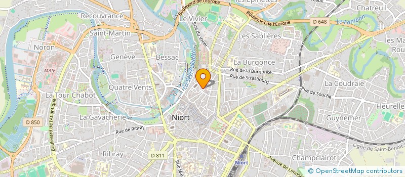 localisation de l'entreprise MONSIEUR REMY LECHARBAU à NIORT