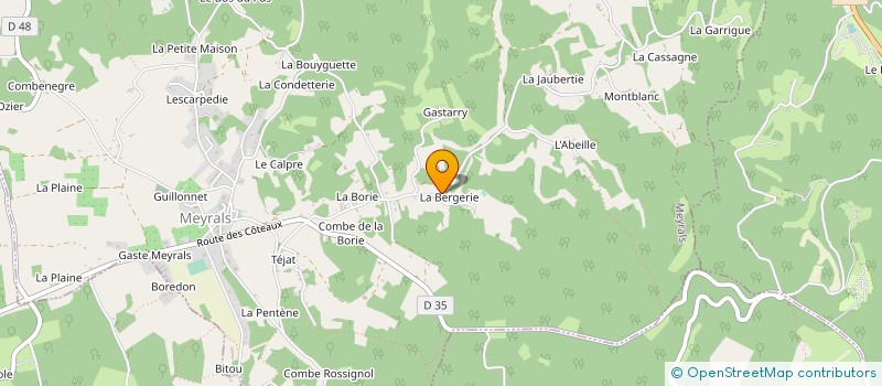 localisation de l'entreprise MONSIEUR REMY LECLERC  MEYRALS