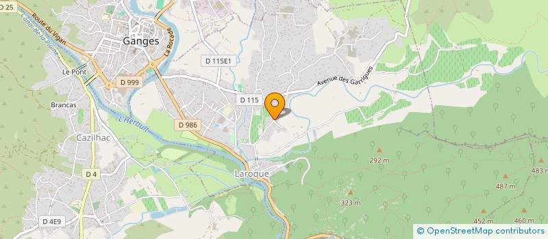 localisation de l'entreprise MONSIEUR REMY LEMAIRE  LAROQUE