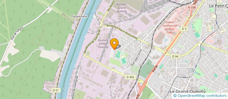 localisation de l'entreprise MONSIEUR REMY LEPRETRE à LE GRAND-QUEVILLY