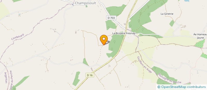 localisation de l'entreprise MONSIEUR REMY LESAULE à CHAMPOSOULT