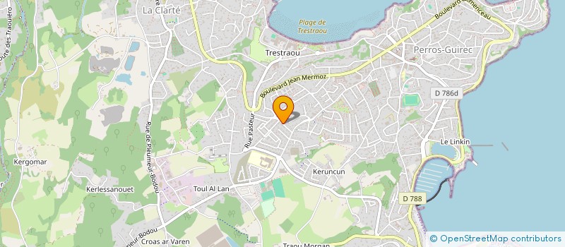 localisation de l'entreprise MONSIEUR REMY LETACONNOUX à PERROS-GUIREC