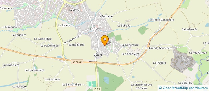 localisation de l'entreprise MONSIEUR REMY LETERRIER  LES HERBIERS