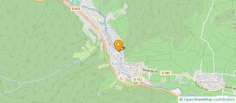 localisation de l'entreprise MONSIEUR REMY LOEWERT  KAYSERSBERG VIGNOBLE