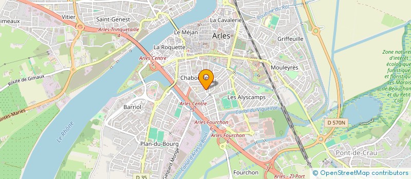 localisation de l'entreprise MONSIEUR REMY LONG à ARLES