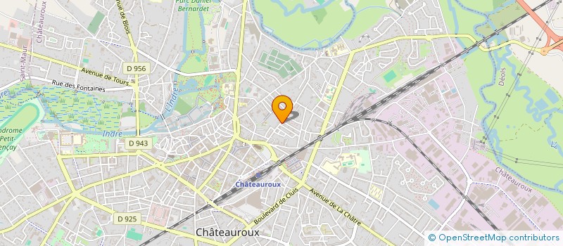 localisation de l'entreprise MONSIEUR REMY LONGEIN à CHATEAUROUX