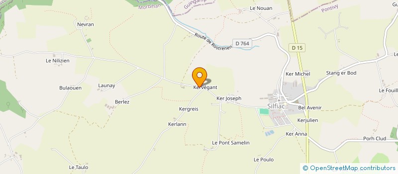 localisation de l'entreprise MONSIEUR REMY LORANS  CLEGUEREC