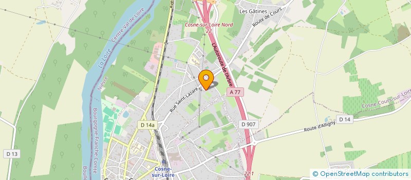 localisation de l'entreprise MONSIEUR REMY LOUAT à COSNE-COURS-SUR-LOIRE