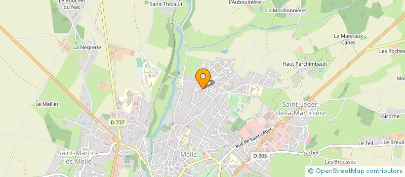 localisation de l'entreprise MONSIEUR REMY MADIER  MELLE