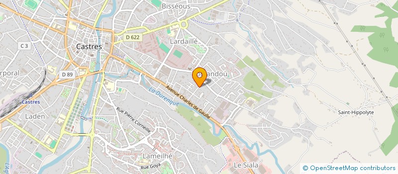 localisation de l'entreprise MONSIEUR REMY MAFFRE à CASTRES
