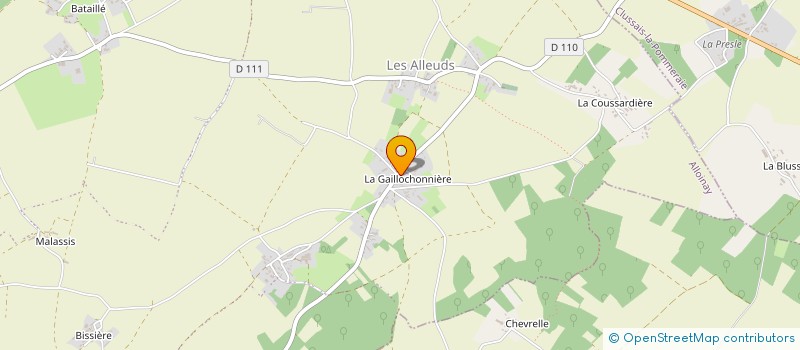 localisation de l'entreprise MONSIEUR REMY MAIXANDEAU à ALLOINAY