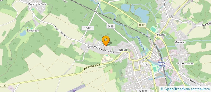 localisation de l'entreprise MONSIEUR REMY MALLET  MOUY