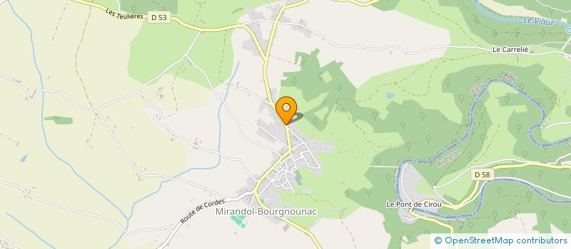 localisation de l'entreprise MONSIEUR REMY MALPHETTES à MIRANDOL-BOURGNOUNAC