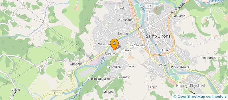 localisation de l'entreprise MONSIEUR REMY MANAUD à SAINT-GIRONS