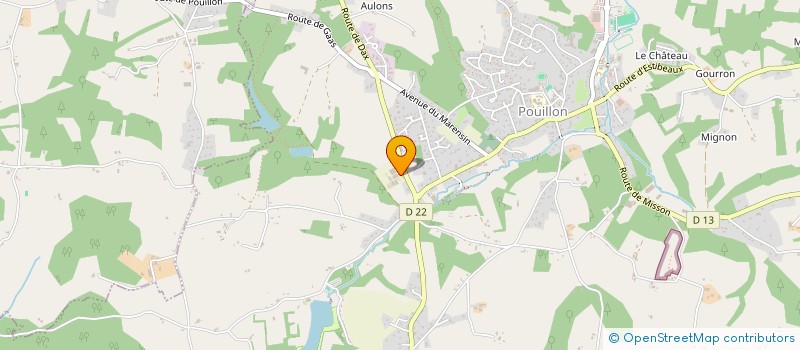 localisation de l'entreprise MONSIEUR REMY MANDILLE  POUILLON