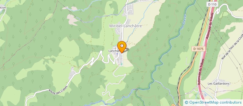 localisation de l'entreprise MONSIEUR REMY MARCHAIS  MIRIBEL-LANCHATRE