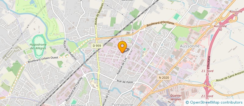 localisation de l'entreprise MONSIEUR REMY MARIUZZO  MONTAUBAN