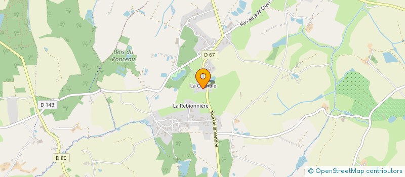 localisation de l'entreprise MONSIEUR REMY MARTINEAU  MAUGES-SUR-LOIRE