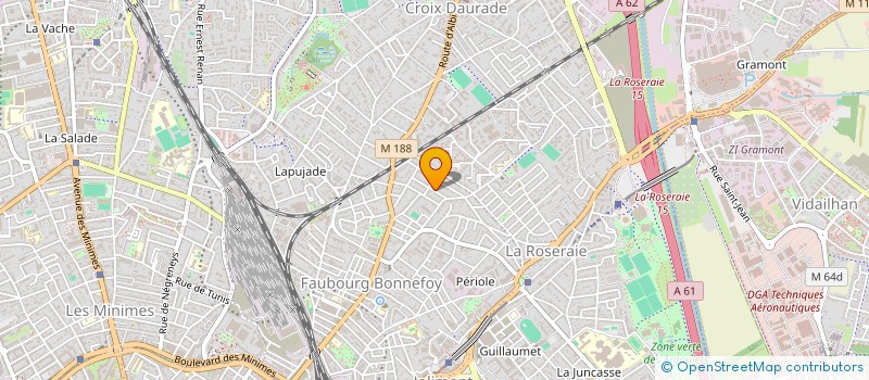 localisation de l'entreprise MONSIEUR REMY MARTINEZ  TOULOUSE