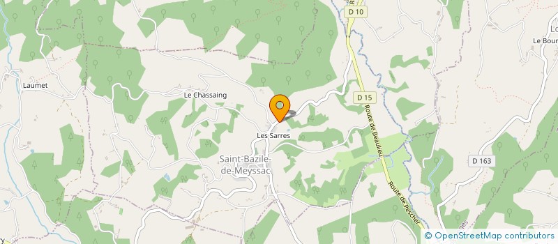 localisation de l'entreprise MONSIEUR REMY MARTON  SAINT-BAZILE-DE-MEYSSAC