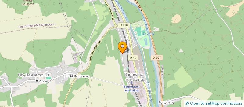 localisation de l'entreprise MONSIEUR REMY MASSET  BAGNEAUX-SUR-LOING