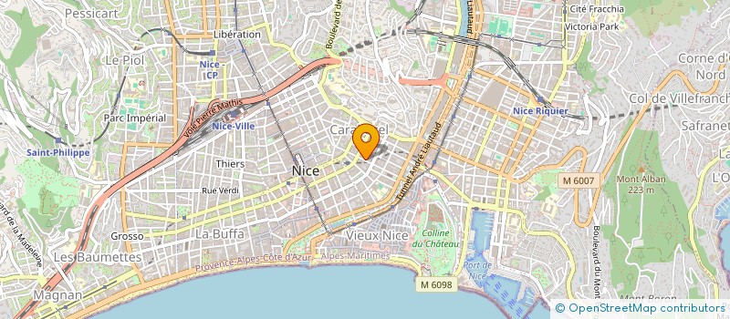 localisation de l'entreprise MONSIEUR REMY MATHIEU à NICE