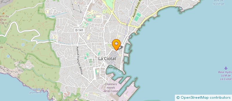 localisation de l'entreprise MONSIEUR REMY MAZOYER à LA CIOTAT