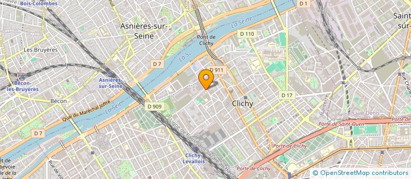 localisation de l'entreprise MONSIEUR REMY MENCARELLI à CLICHY