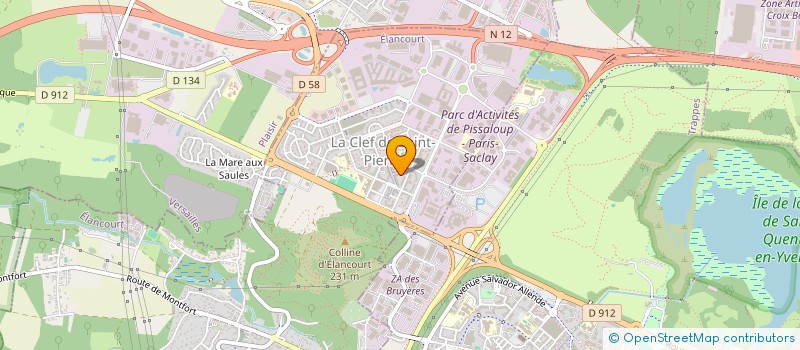 localisation de l'entreprise MONSIEUR REMY MENCE  ELANCOURT