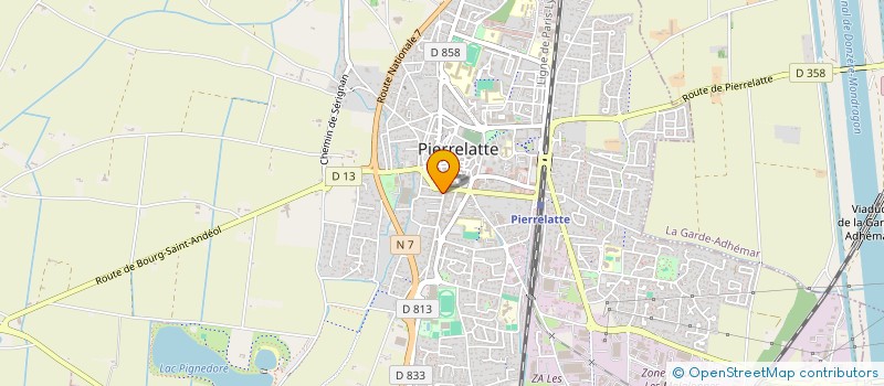 localisation de l'entreprise MONSIEUR REMY MERISSE à PIERRELATTE