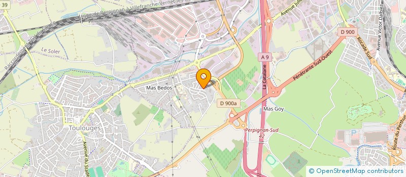 localisation de l'entreprise MONSIEUR REMY MICHELIN  PERPIGNAN