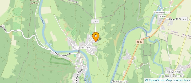 localisation de l'entreprise MONSIEUR REMY MICHELIN  PORT-LESNEY