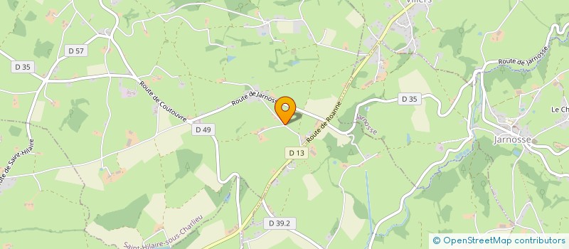 localisation de l'entreprise MONSIEUR REMY MILLET  SAINT-HILAIRE-SOUS-CHARLIEU