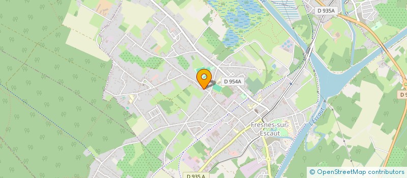 localisation de l'entreprise MONSIEUR REMY MONNIER  FRESNES-SUR-ESCAUT