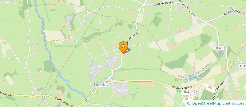 localisation de l'entreprise MONSIEUR REMY MONTET  NANDAX