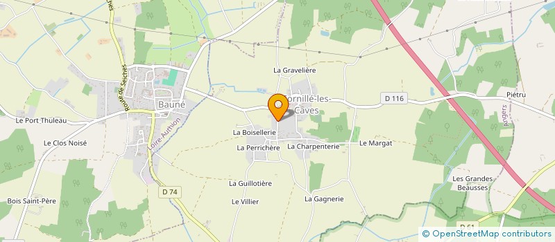 localisation de l'entreprise MONSIEUR REMY MOREAU  CORNILLE-LES-CAVES