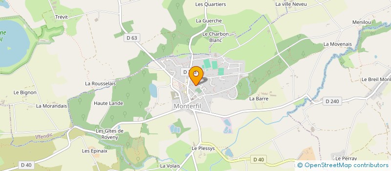 localisation de l'entreprise MONSIEUR REMY MORENO  LA BOSSE-DE-BRETAGNE