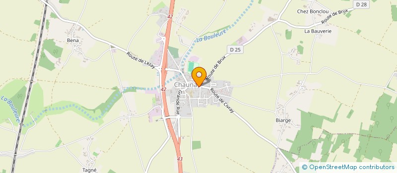 localisation de l'entreprise MONSIEUR REMY MORIN  CHAUNAY