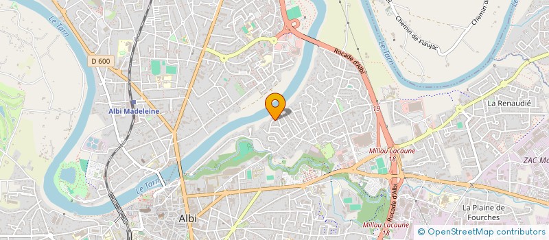 localisation de l'entreprise MONSIEUR REMY MORISOT à ALBI
