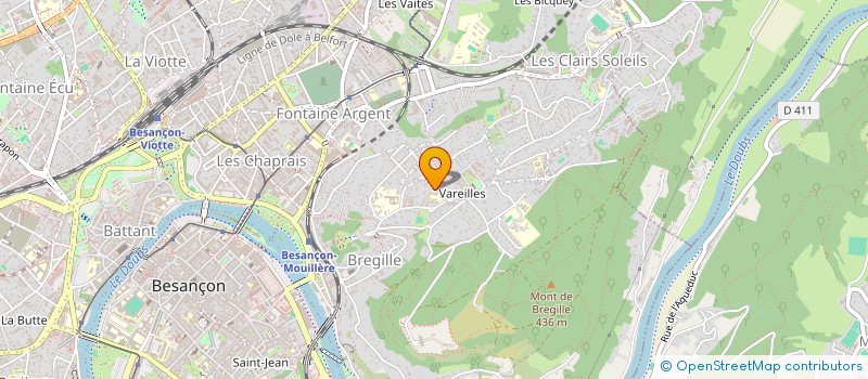 localisation de l'entreprise MONSIEUR REMY MOUILLET à BESANCON