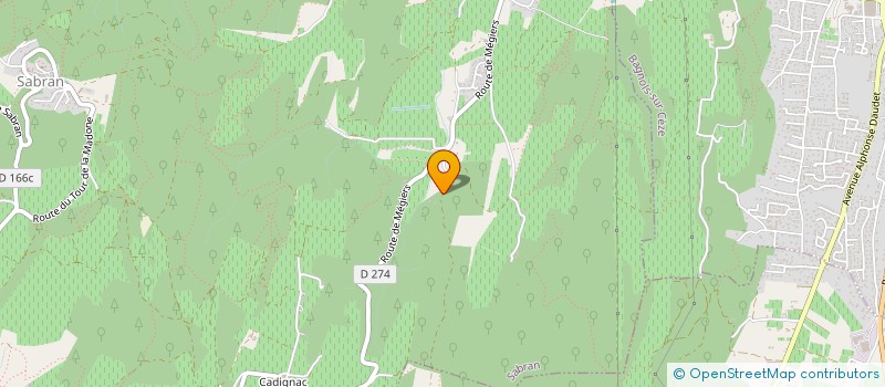 localisation de l'entreprise MONSIEUR REMY MOULINET  SABRAN