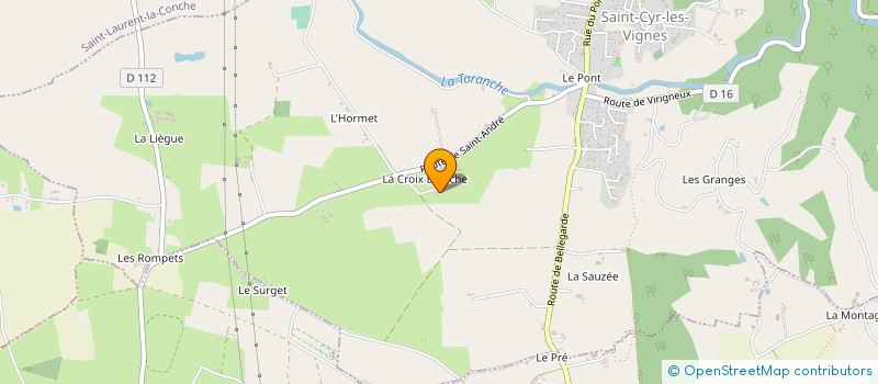 localisation de l'entreprise MONSIEUR REMY NOTIN  SAINT-CYR-LES-VIGNES