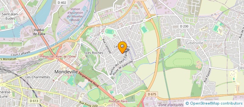 localisation de l'entreprise MONSIEUR REMY ORTEGA  MONDEVILLE