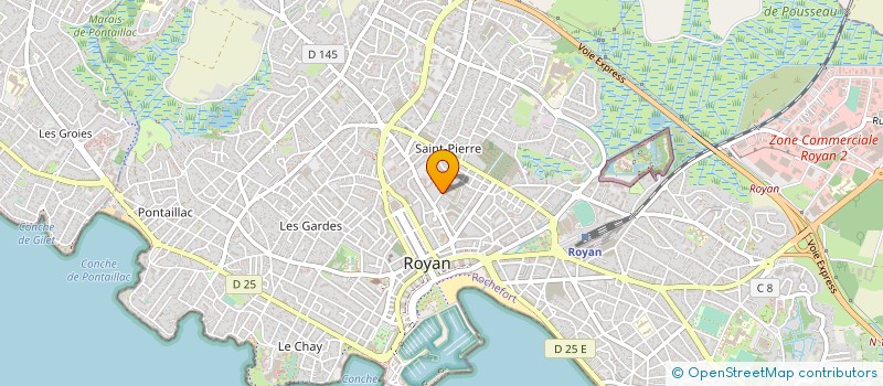 localisation de l'entreprise MONSIEUR REMY PAIN  ROYAN