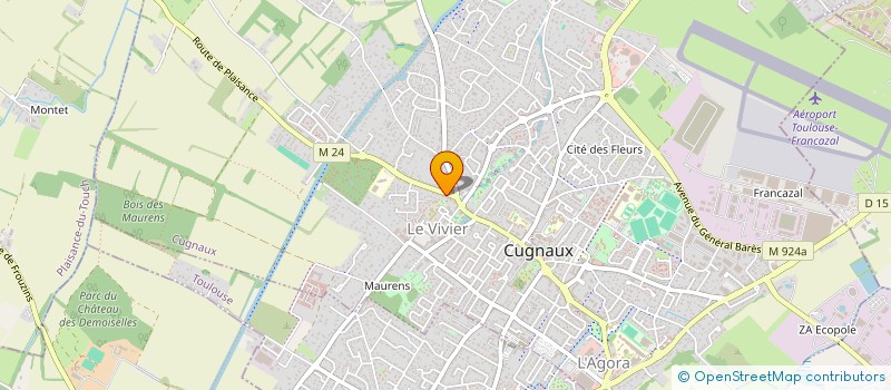 localisation de l'entreprise MONSIEUR REMY PAROT  CUGNAUX